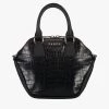 SABEN Bags Liv Black Croc Leather Hand Bag Support Local