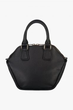 SABEN Bags Liv Black Croc Leather Hand Bag Support Local
