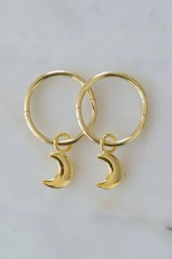 Sophie Jewellery Luna Lover Sleeper Earrings Gold