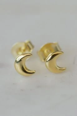 Sophie Luna Lover Stud Earrings Gold