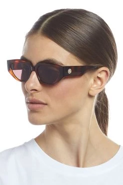 Le Specs Major Tort 90s Inspired Sunglasses Eyewear