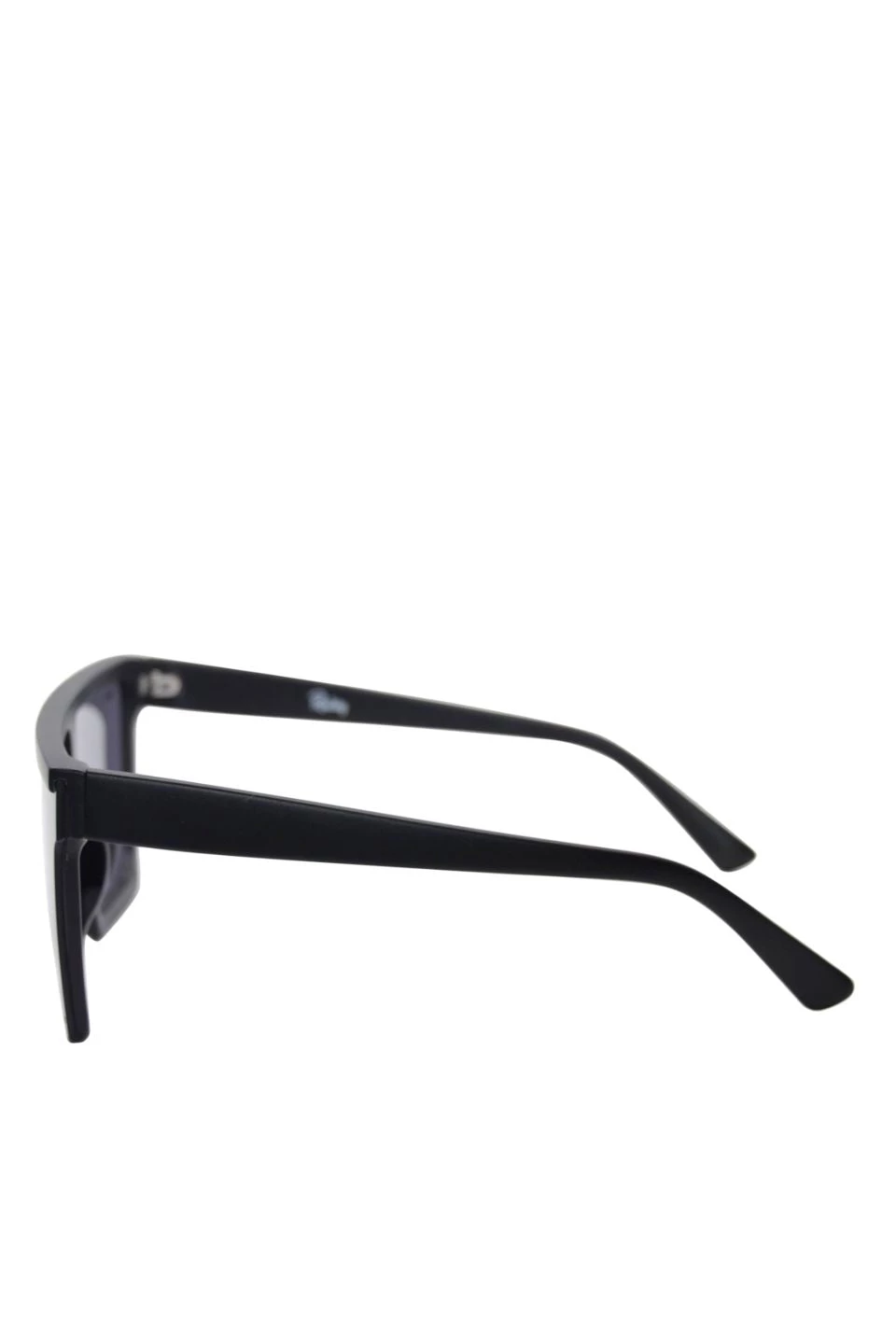 Reality Eyewear Malibu Oversized Flat Top Square Black Sunglasses Eyewear
