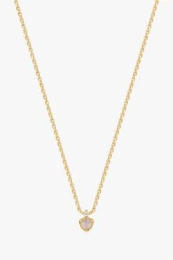 Ania Haie Midnight Gold Necklace With Gem