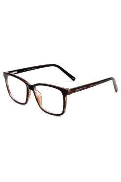 Prive Revaux Eyewear MVP Square Chestnut Brown Blue Light Sunglasses
