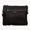 SABEN Bags Matilda Black Bubble Crossbody Bag With Front Zip