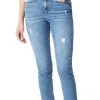 Mavi Mykonos Mid 90's Soft Abrasion Slim Boyfriend Blue Denim Jean