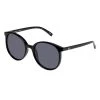Le Specs Momala Round Black Sunglasses