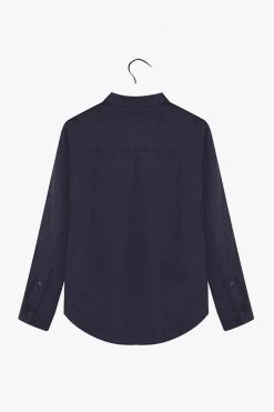 Ivy + Jack Ultimate Navy Linen Shirt Tops & Tees