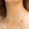 Flo Gives Back 15% To Women In Need Jewellery 5 Coin Pendant Gold Necklace