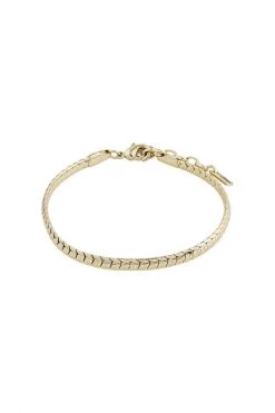 Pilgrim Talia Flat Snake Chain Gold Bracelet