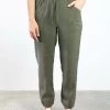 Among The Brave New Warrior Khaki Relaxed Drapey Drawstring Stretch Cuff Pant Pants