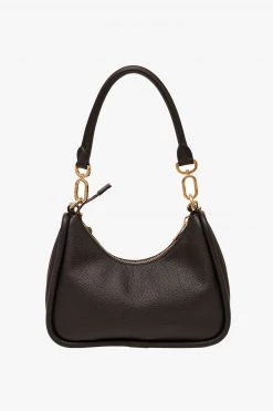 SABEN Bags Odette Black Handbag With Gold Chain Detail Support Local