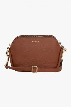 SABEN Bags The Edit Odile Tan Rectangle Shoulder Bag