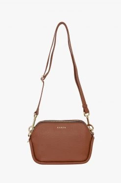 SABEN Bags The Edit Odile Tan Rectangle Shoulder Bag