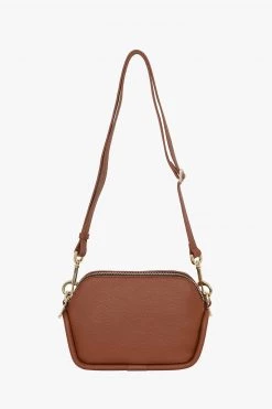 SABEN Bags The Edit Odile Tan Rectangle Shoulder Bag
