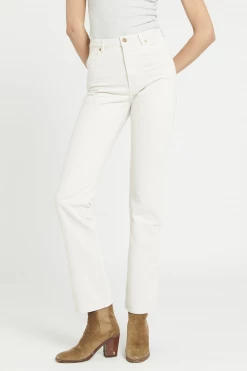 Rollas Original Straight White Salt Denim Jean New In