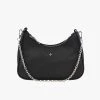 Peta + Jain Paloma Black Nylon Silver Hardware Crossbody Bag