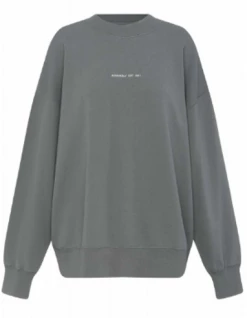 Assembly Womens Established Washed Graphite Fleece