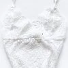 Queen Of The Foxes Strappy White Lace Bralette