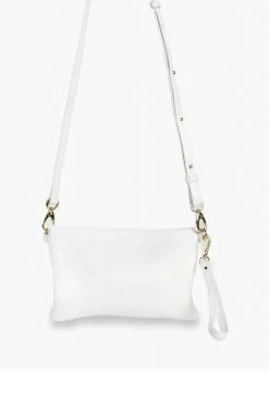 Federation Ryder Meringue White Crossbody Small Clutch Bag Support Local