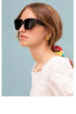 Isle Of Eden Eyewear Rae Black Sunglasses