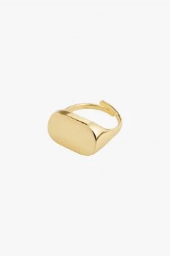 Pilgrim Restoration Gold Signet Ring