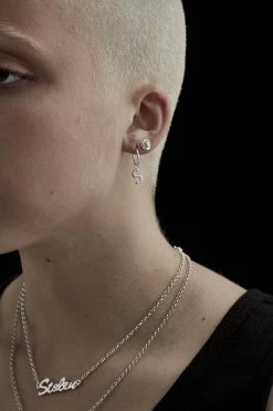 Stolen Support Local Rose Bud Stud Earrings