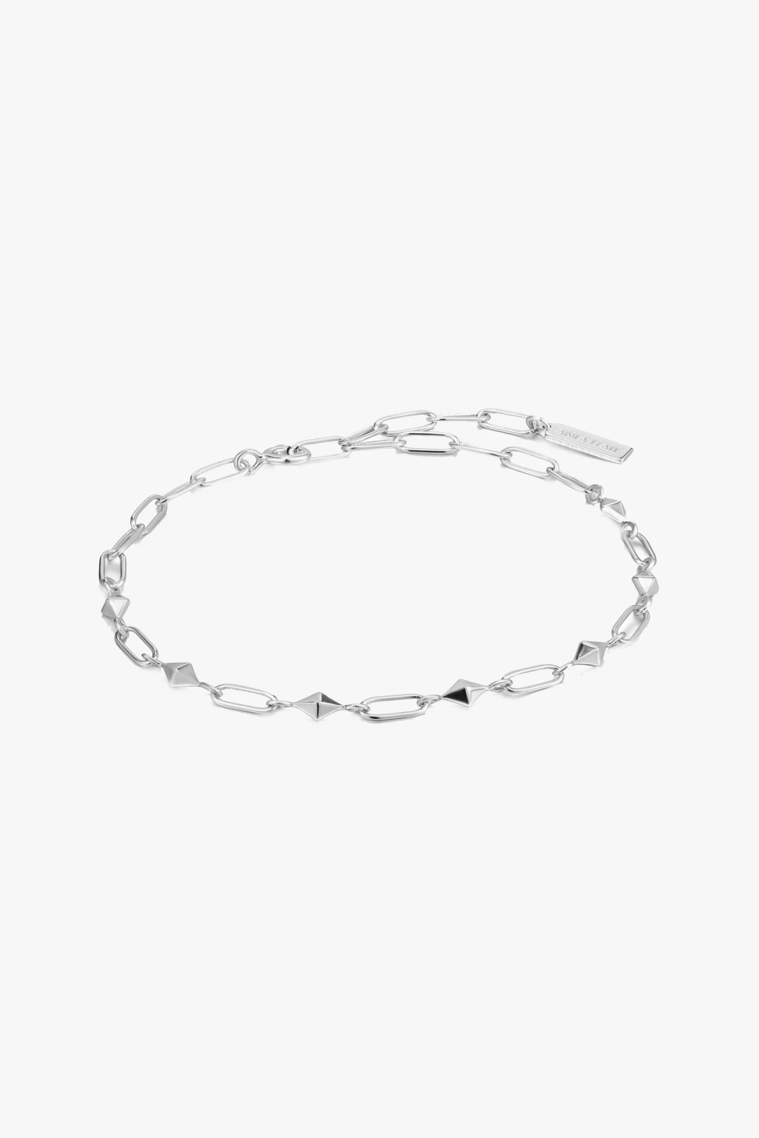 Ania Haie Jewellery Spike Heavy Chain Silver Bracelet