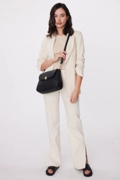 SABEN Bags Malloy Black Leather Shoulder Bag