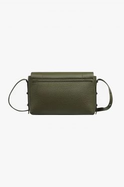 Status Anxiety Succumb Shoulder Bag Khaki Fold Over Side Studs Bags & Wallets