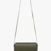 Status Anxiety Succumb Shoulder Bag Khaki Fold Over Side Studs Bags & Wallets