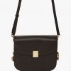 SABEN Bags Blaise Black Leather Crossbody Bag