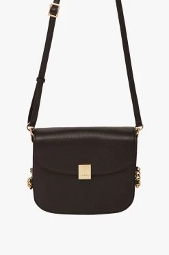 SABEN Bags Blaise Black Leather Crossbody Bag