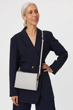 SABEN Bags Tilly's Big Sis Crossbody Glacier Leather Large Clutch