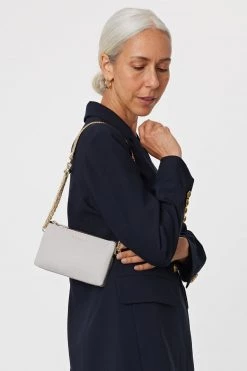 SABEN Bags Lily Crossbody Glacier Bag With Chain The Edit