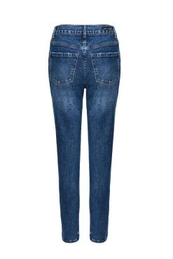 Among The Brave Stella Mid Blue Slim Leg Denim Jean