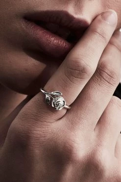 Stolen Support Local Stem Rose Ring