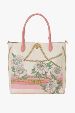 Coop Bag Of Beyond Cream Pleather Tote Bag Support Local