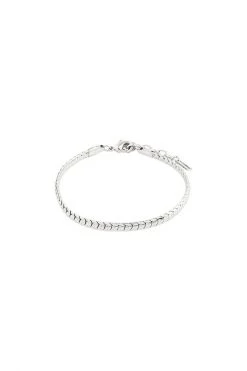 Pilgrim Talia Flat Snake Chain Silver Bracelet
