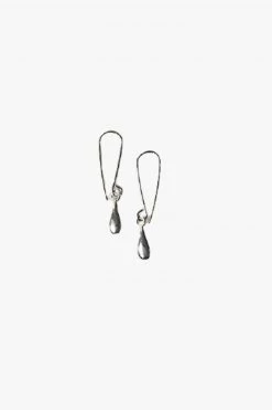 Audrey Loves Ruby Teardrop Sterling Silver Hook Earrings Jewellery