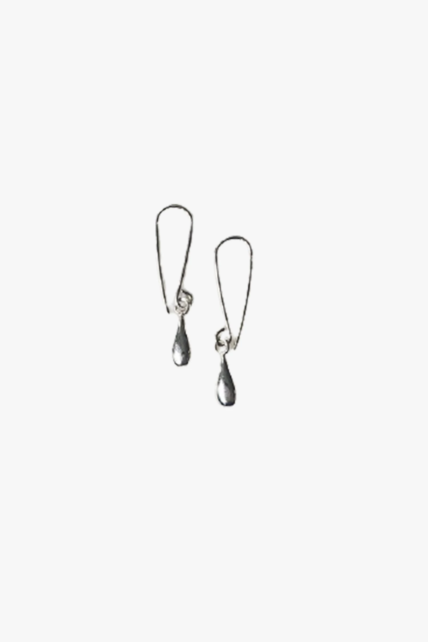 Audrey Loves Ruby Teardrop Sterling Silver Hook Earrings Jewellery