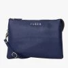 SABEN Bags Tilly's Big Sis Crossbody French Navy Leather Large Clutch