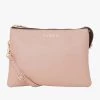 SABEN Bags Tilly's Big Sis Crossbody Tea Rose Leather Large Clutch Get The Look