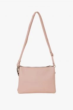 SABEN Bags Tilly's Big Sis Crossbody Tea Rose Leather Large Clutch Get The Look