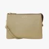 SABEN Bags Get The Look Tilly's Big Sis Crossbody Tussock Pale Green Leather Large Clutch