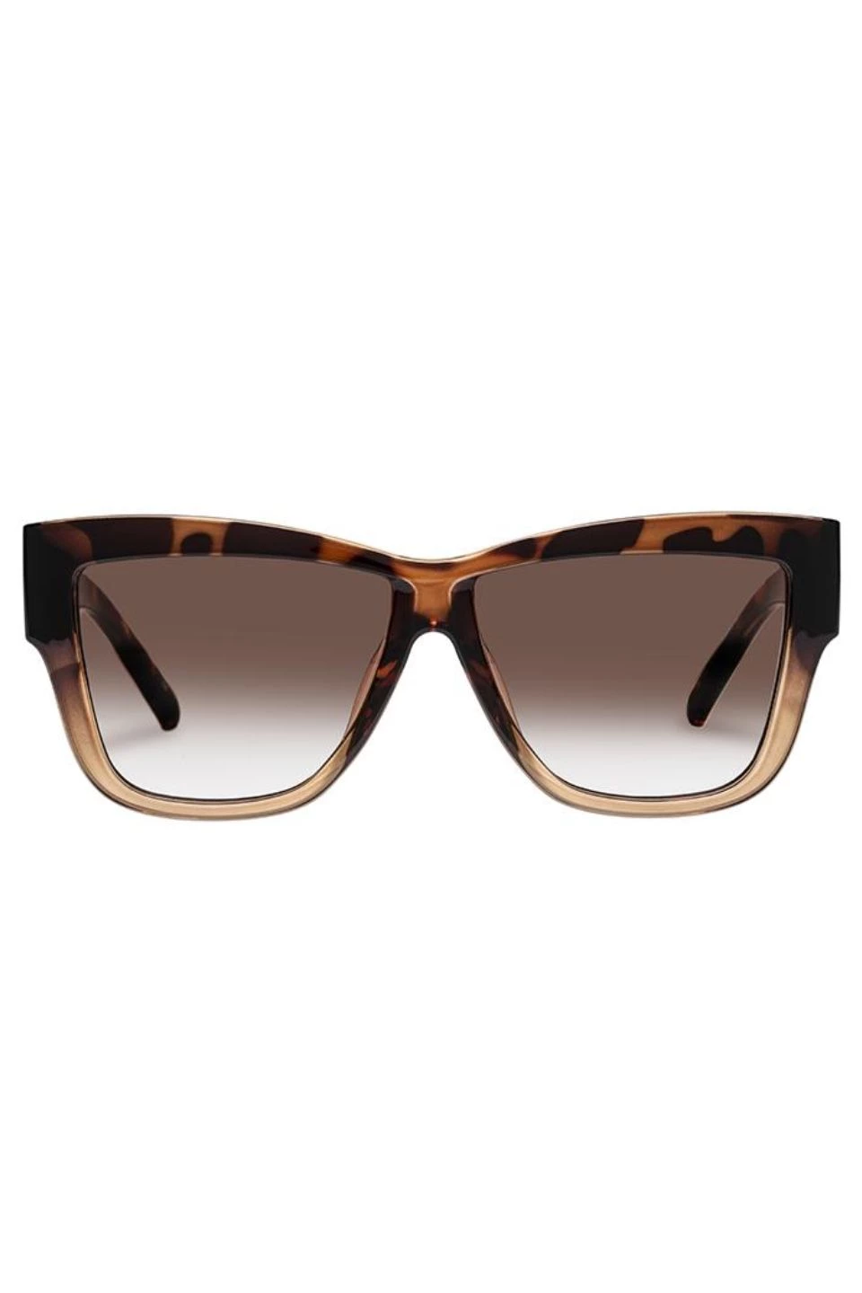 Le Specs Total Eclipse Tort Frame With Khaki Lens Square Sunglasses