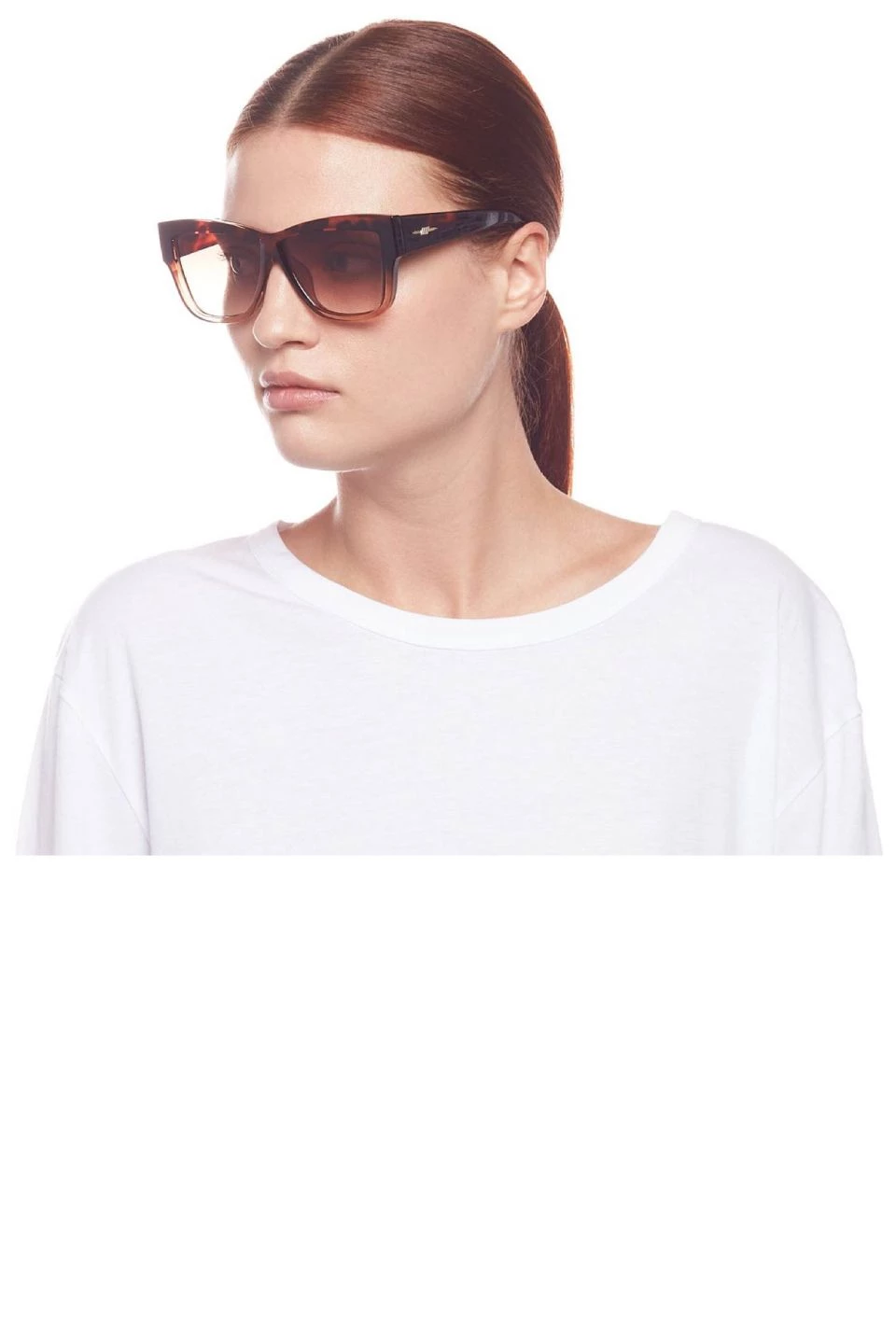 Le Specs Total Eclipse Tort Frame With Khaki Lens Square Sunglasses