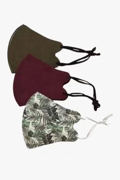 Queen Of The Foxes Tropical Olive Wine Face Masks Pack Of 3