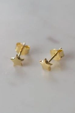 Sophie Twinkle Star Stud Earrings Gold Jewellery