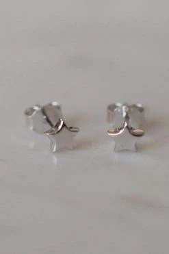 Sophie Twinkle Star Stud Earrings Silver Jewellery